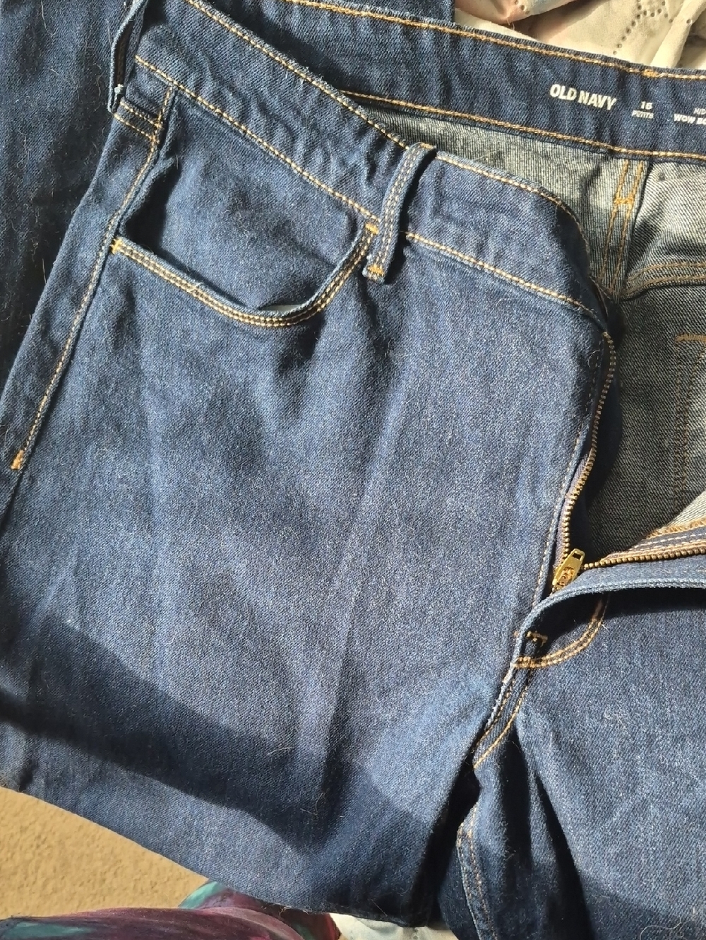 Old Navy Womens Dark Wash Mid Rise Boot Cut wow Jeans